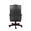 Scranton & Co Traditional High Back Caressoft Tufted Executive Chair in Black