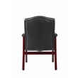 Scranton & Co Traditional Caressoft Tufted Guest Chair in Black
