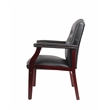 Scranton & Co Traditional Caressoft Tufted Guest Chair in Black