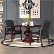 Scranton & Co Traditional Caressoft Tufted Guest Chair in Black