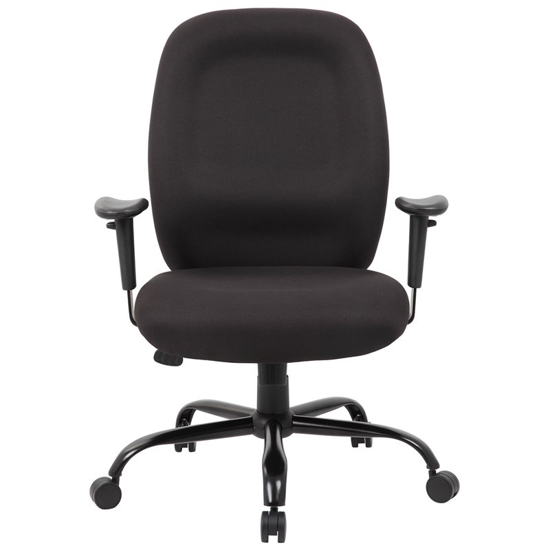 Scranton & Co Heavy Duty 400lb. Capacity Task Chair with Adjustable Arms - Black