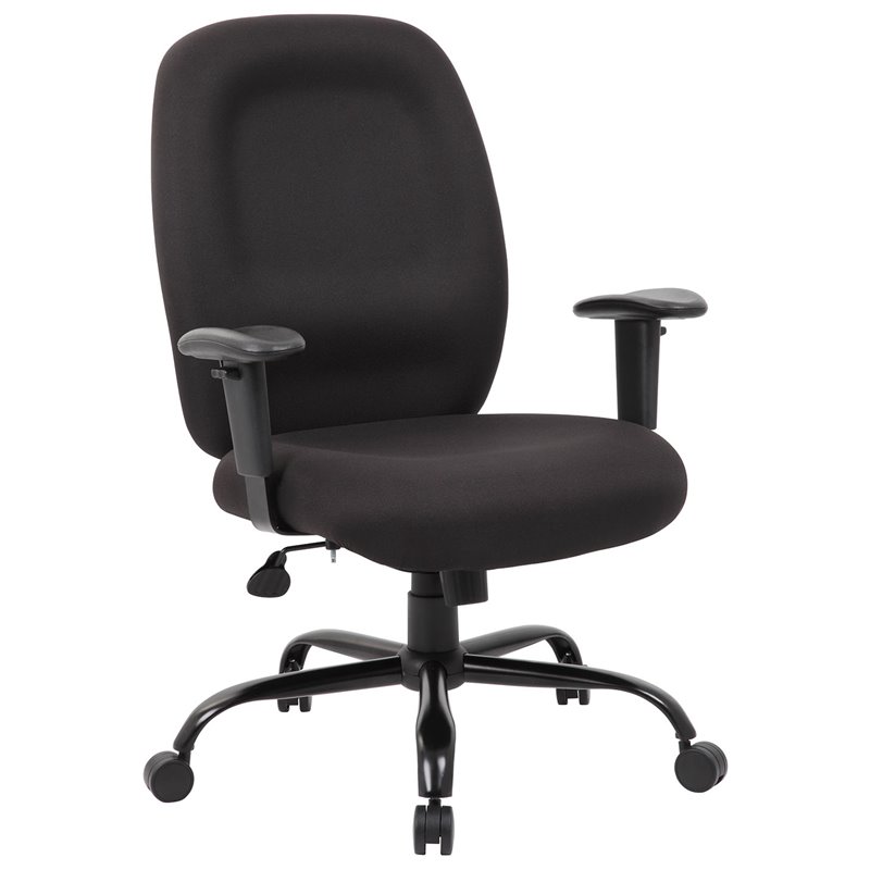 Scranton & Co Heavy Duty 400lb. Capacity Task Chair with Adjustable Arms - Black