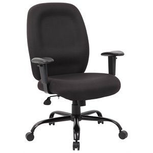 Scranton & Co Heavy Duty 400lb. Capacity Task Chair with Adjustable Arms - Black