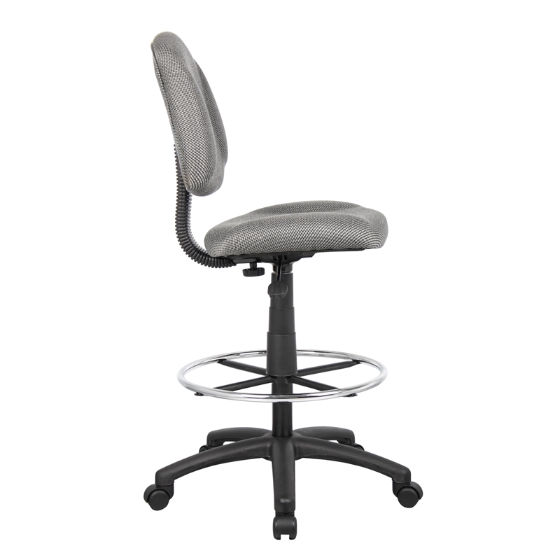 Scranton & Co Contoured Fabric Drafting Stool with 20
