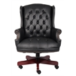 Scranton & Co Traditional High Back Caressoft Executive Chair in Black