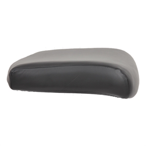 Scranton & Co Sturdy Black Vinyl Seat Cover for 19&quot x 19&quot Cushions