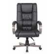 Scranton & Co High Back Executive Chair in Black Upholstery/Grey Wood