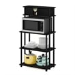 Scranton & Co Toolless Kitchen Shelf with Cabinet in Americano/Black