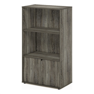 Scranton & Co Kitchen Storage Shelf with Cabinet in French Oak Grey