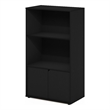 Scranton & Co Kitchen Storage Shelf with Cabinet in Americano