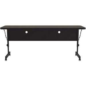 Scranton & Co 24&quotW x 60&quotD Flip Top Table Walnut Adjustable Height