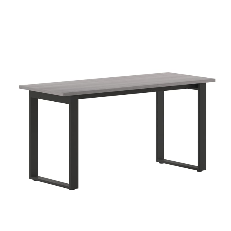 Scranton & Co 60x24 Conference Table with U-Frame Base in Gray Oak