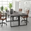 Scranton & Co 60x24 Conference Table with U-Frame Base in Gray Oak