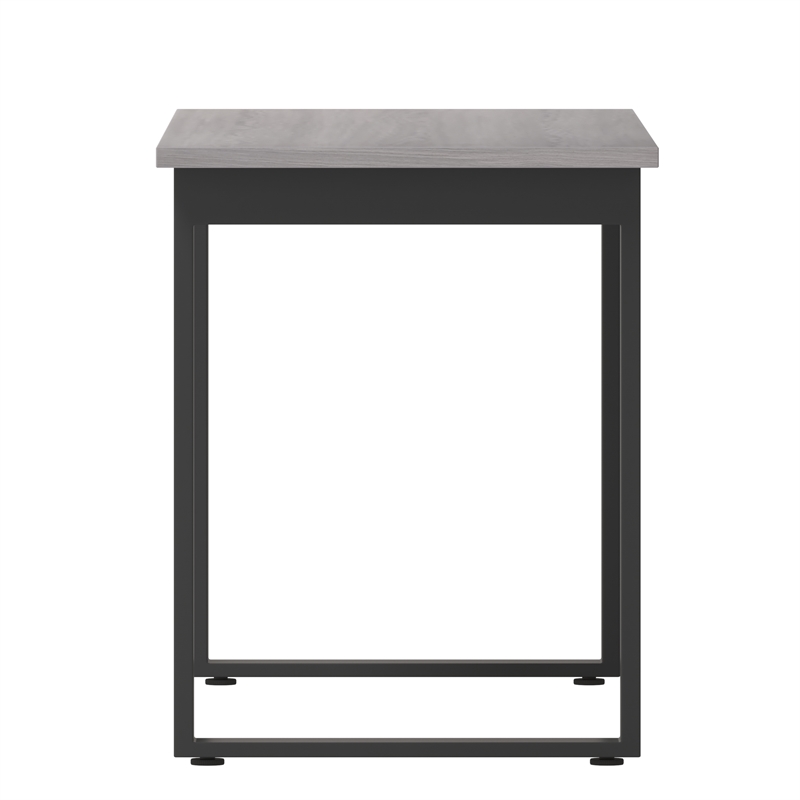Scranton & Co 60x24 Conference Table with U-Frame Base in Gray Oak