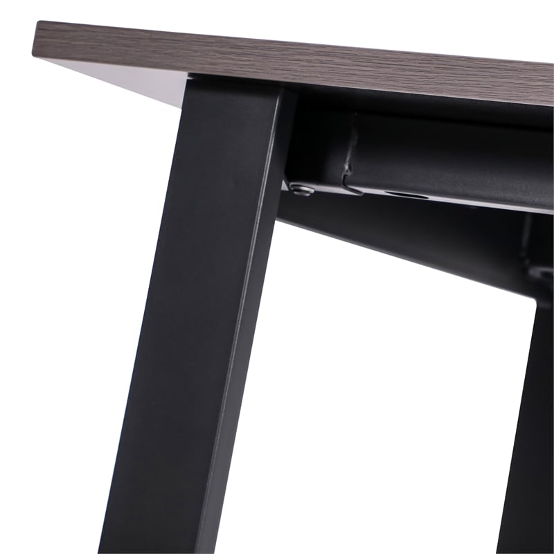 Scranton & Co 60x24 Conference Table with U-Frame Base in Gray Oak