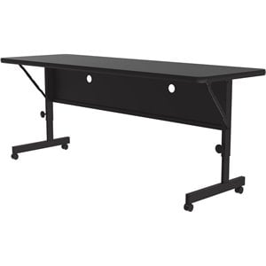 Scranton & Co 24&quotW x 60&quotD Flip Top Table in High Pressure Laminate