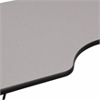 Scranton & Co Kidney Activity Table in Gray with Adjustable Legs