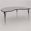 Scranton & Co Kidney Activity Table in Gray with Adjustable Legs