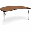 Scranton & Co Kidney Activity Table in Oak with Adjustable Height