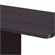 Scranton & Co Compact Computer Desk with Shelves in Dark Walnut