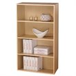 Scranton & Co 8-Gun Cabinet with Locking Glass Door in Medium Brown