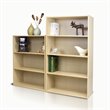 Scranton & Co 8-Gun Cabinet with Locking Glass Door in Medium Brown