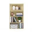 Scranton & Co 8-Gun Cabinet with Locking Glass Door in Medium Brown
