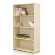Scranton & Co 8-Gun Cabinet with Locking Glass Door in Medium Brown