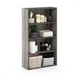 Scranton & Co 4-Tier Open Shelf in French Oak Grey Engineered Wood