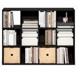 Scranton & Co 12-Cube Storage Bookshelf in Espresso for Living Room/Bedroom