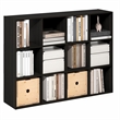 Scranton & Co 12-Cube Storage Bookshelf in Espresso for Living Room/Bedroom
