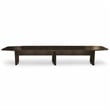 Scranton & Co 18 Ft Boat-Shaped Conference Table in Mocha Laminate