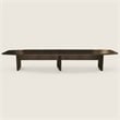 Scranton & Co 18 Ft Boat-Shaped Conference Table in Mocha Laminate