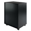 Scranton & Co Wood Storage Cabinet with 5 Drawers in Black