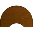 Scranton & Co 31 x 96 in Kidney Activity Table in Oak Laminate