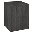Scranton & Co Wood Fax and Printer Stand with Drawer in Ash Gray