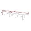 Scranton & Co 20ft Modular Racetrack Conference Table in Noble Oak