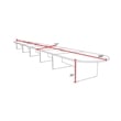 Scranton & Co 24ft Modular Racetrack Conference Table in Noble Oak