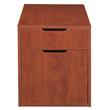 Scranton & Co Freestanding Box File Pedestal with Tool-Free Setup in Cherry