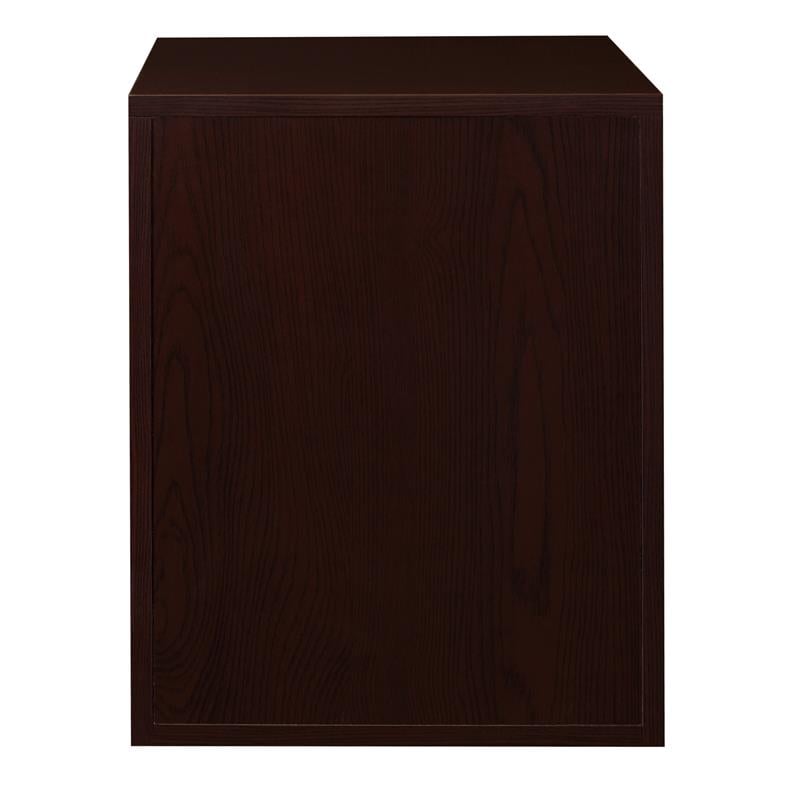 Scranton & Co Freestanding Box File Pedestal in Truffle Tool-Free Assembly