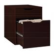 Scranton & Co Freestanding Box File Pedestal in Truffle Tool-Free Assembly