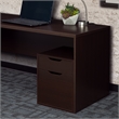 Scranton & Co Freestanding Box File Pedestal in Truffle Tool-Free Assembly