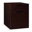 Scranton & Co Freestanding Box File Pedestal in Truffle Tool-Free Assembly
