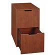Scranton & Co Freestanding File File Pedestal in Cherry with Wood Grain