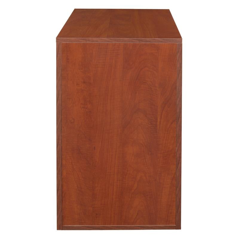 Scranton & Co Freestanding File File Pedestal in Cherry with Wood Grain
