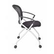 Scranton & Co 12 Pack Flip-Seat Mesh Back Nesting Chairs on Casters