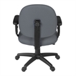 Scranton & Co Swivel Fabric Task Chair with Adjustable Arms in Gray