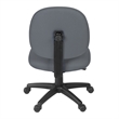 Scranton & Co Armless Swivel Fabric Computer Task Chair in Gray