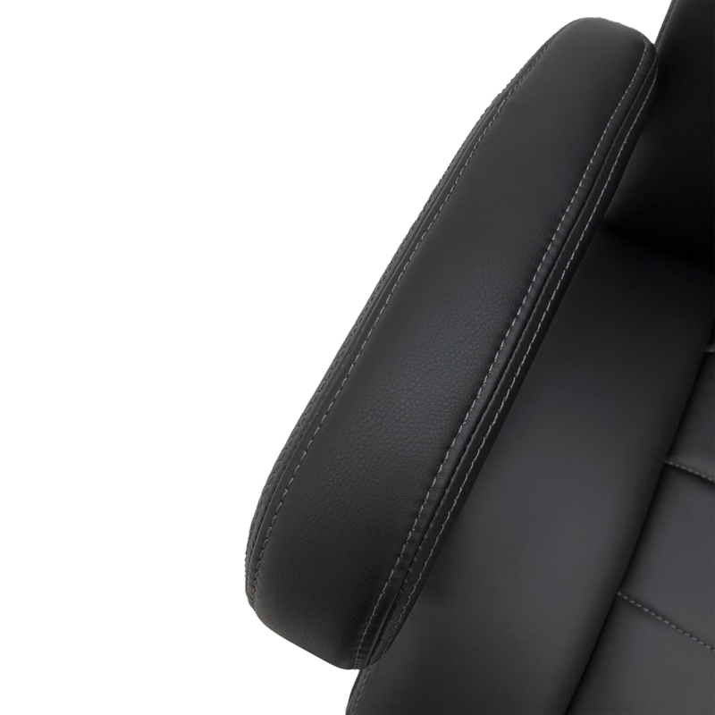 Scranton & Co Big & Tall Ergonomic Executive Office Chair in Black