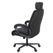 Scranton & Co Big & Tall Ergonomic Executive Office Chair in Black